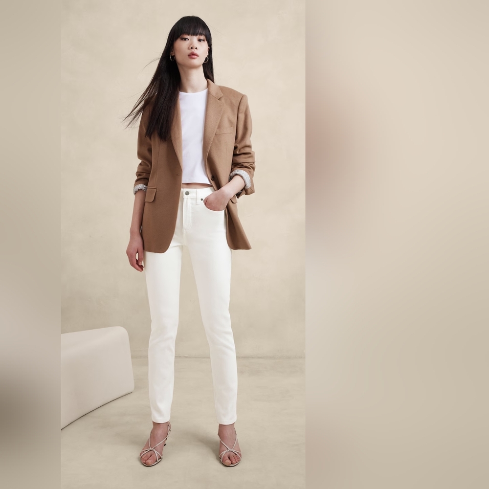 BANANA REPUBLIC White skinny jeans